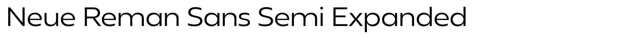 Neue Reman Sans Semi Expanded image